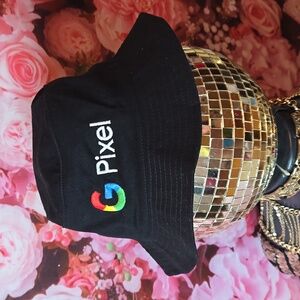 Google Pixel bucket hat black NEW